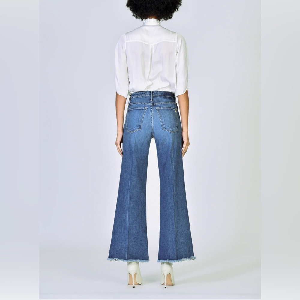 Black Orchid Classic Blue Flared Women Jeans - Picture 2 of 13